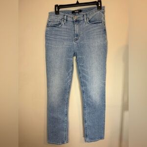 Hudson Jeans Light Blue Nico Midrise Straight Ankle sz 28